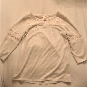 A cute lace shirt!